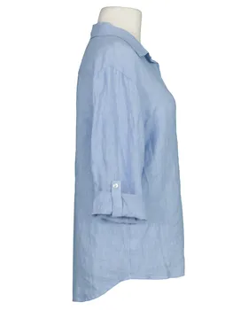 Leinenbluse in  hellblau von Puro Lino (Bild 2)