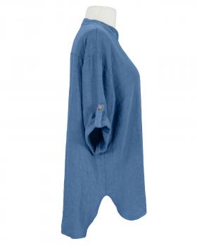 Leinenbluse in  jeansblau von Puro Lino (Bild 2)