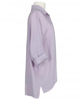 Leinenbluse Oversize in  lila von Made in Italy (Bild 2)