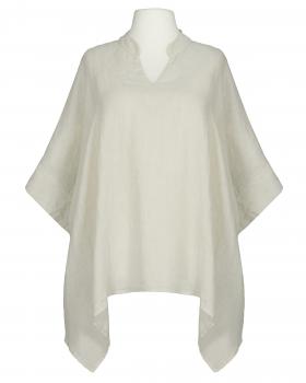 Leinenbluse Stehkragen in  beige von Puro Lino (Bild 1)