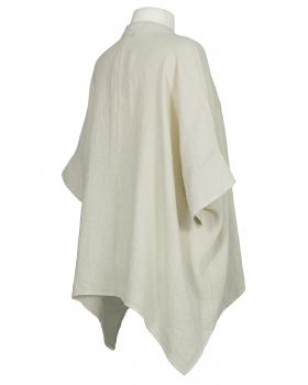 Leinenbluse Stehkragen in  beige von Puro Lino (Bild 2)