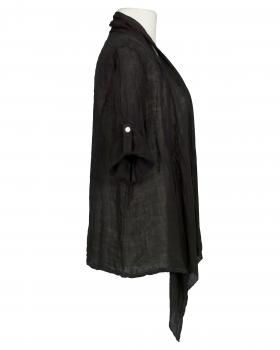 Leinenjacke in  schwarz von Made in Italy (Bild 2)