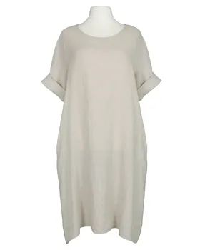 Leinenkleid in  beige von Puro Lino (Bild 1)