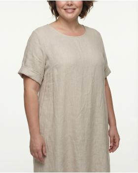 Leinenkleid in  beige von Puro Lino (Bild 4)