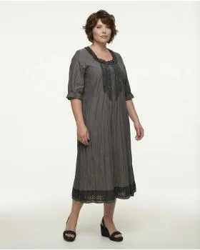 Leinenkleid in  grau von Manga (Bild 3)