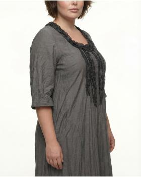 Leinenkleid in  grau von Manga (Bild 4)