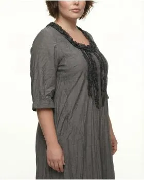 Leinenkleid in  grau von Manga (Bild 4)