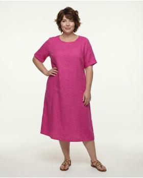 Leinenkleid in  pink von Puro Lino (Bild 3)