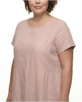 Leinenkleid in  rosa von Puro Lino (Bild 5)