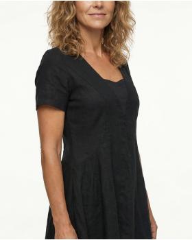 Leinenkleid in  schwarz von RESTART (Bild 4)