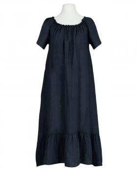 Leinenkleid A-Linie in  blau von Made in Italy (Bild 1)
