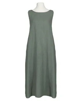 Leinenkleid A-Linie in  khaki von Puro Lino (Bild 1)