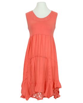 Leinenkleid A-Linie in  koralle von Spaziodonna (Bild 1)