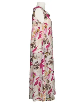 Leinenkleid A-Linie in  pink von Puro Lino (Bild 2)