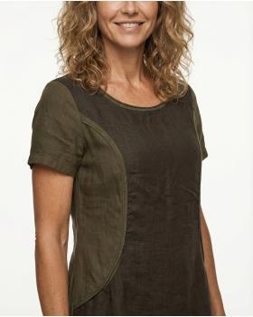 Leinenkleid A-Linie in  salbei von RESTART (Bild 2)