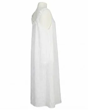 Leinenkleid A-Linie in  wei� von Puro Lino (Bild 2)