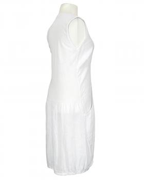 Leinenkleid Ballonschnitt in  weiss von Made in Italy (Bild 2)
