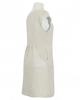 Leinenkleid Basic in  beige von Puro Lino (Bild 2)