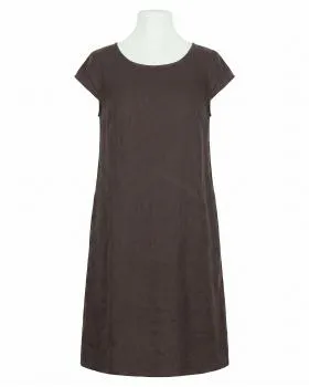 Leinenkleid Basic in  braun von Puro Lino (Bild 1)