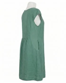 Leinenkleid Basic in  jade von Puro Lino (Bild 2)