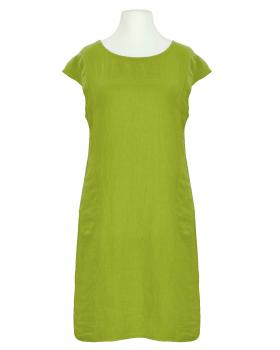 Leinenkleid Basic in  kiwi von Puro Lino (Bild 1)