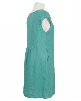 Leinenkleid Basic in  petrol von Puro Lino (Bild 2)