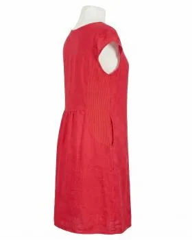 Leinenkleid Basic in  rot von Puro Lino (Bild 2)