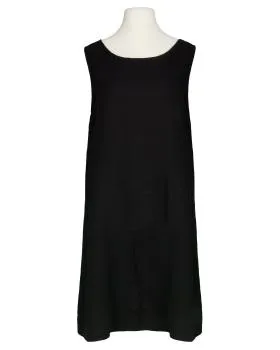Leinenkleid Basic in  schwarz von Puro Lino (Bild 1)