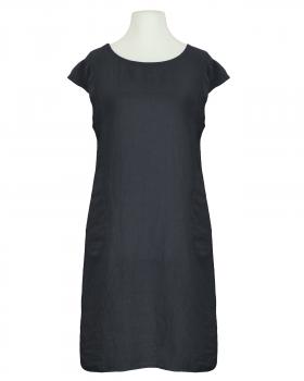 Leinenkleid Basic in  schwarz von Puro Lino (Bild 1)
