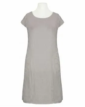 Leinenkleid Basic in  taupe von Puro Lino (Bild 1)