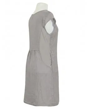 Leinenkleid Basic in  taupe von Puro Lino (Bild 2)