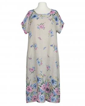 Leinenkleid Floral in  beige von Puro Lino (Bild 1)