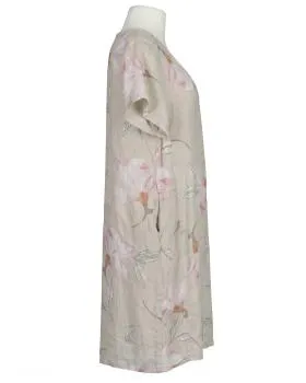 Leinenkleid Floral in  beige von Puro Lino (Bild 2)