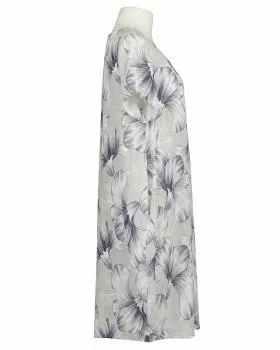 Leinenkleid Floral in  grau von Puro Lino (Bild 2)