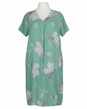 Leinenkleid Floral in  lindgr�n von Puro Lino (Bild 1)