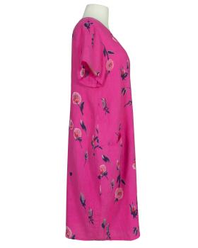 Leinenkleid Floral in  pink von Puro Lino (Bild 2)