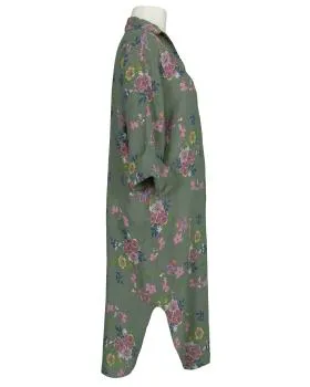 Leinenkleid Floral in  salbei von Puro Lino (Bild 2)