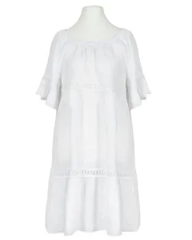 Leinenkleid H�kelspitze in  wei� von Diana (Bild 1)