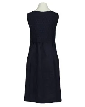 Leinenkleid Kordelstickerei in  schwarz von Diana (Bild 2)