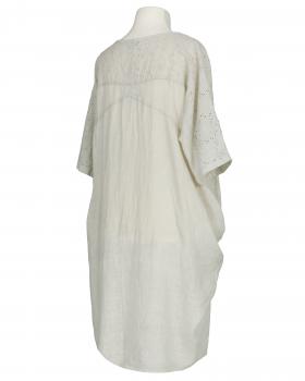 Leinenkleid Lochstickerei in  beige von Spaziodonna (Bild 2)