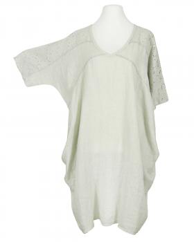 Leinenkleid Lochstickerei in  beige von Spaziodonna (Bild 2)