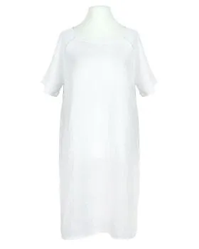 Leinenkleid Lochstickerei in  wei� von Puro Lino (Bild 1)