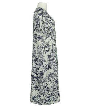 Leinenkleid mit Blumen in  beige von Puro Lino (Bild 2)