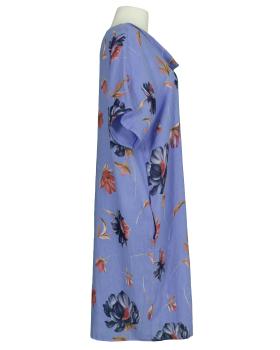 Leinenkleid mit Blumen in  blau von Puro Lino (Bild 2)