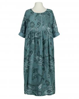Leinenkleid mit Blumen in  jade von Puro Lino (Bild 1)