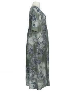 Leinenkleid mit Blumen in  khaki von Puro Lino (Bild 2)