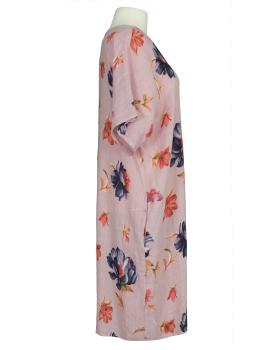 Leinenkleid mit Blumen in  rosa von Puro Lino (Bild 2)