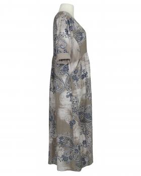 Leinenkleid mit Blumen in  taupe von Puro Lino (Bild 2)