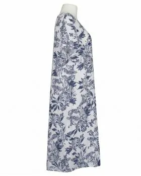 Leinenkleid mit Blumen in  wei� von Puro Lino (Bild 2)