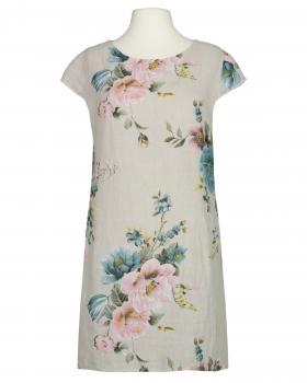 Leinenkleid mit Rosen in  beige von Puro Lino (Bild 1)